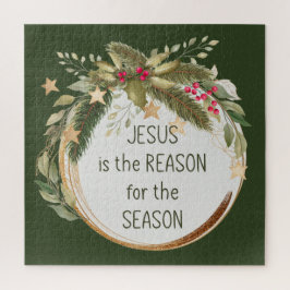 Puzzle Jesús es la razón de la cita de los Navidades de t
