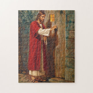 Puzzle Jesús golpea en la puerta