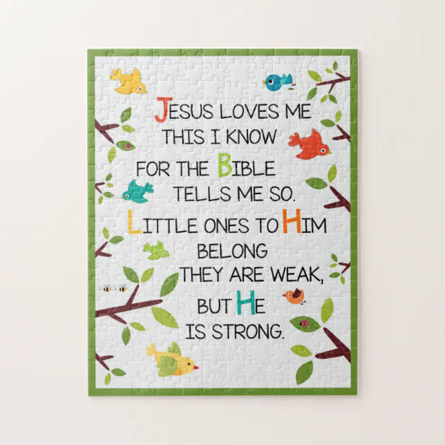 Puzzle Jesús me ama