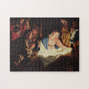 Puzzle Jesús nació en un establo en Belén