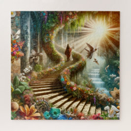 Puzzle Jesús religioso asciende al paraíso
