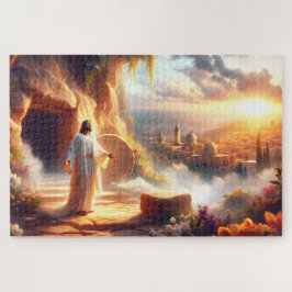 Puzzle Jesús Resurrección Divina Amanecer
