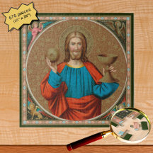 Jesús sujetando la Eucaristía (SNV 050)