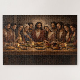 Puzzle Jesus With Family And Mary Magdalene Supper 