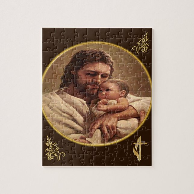 Puzzle Jesús y niño (Vertical)