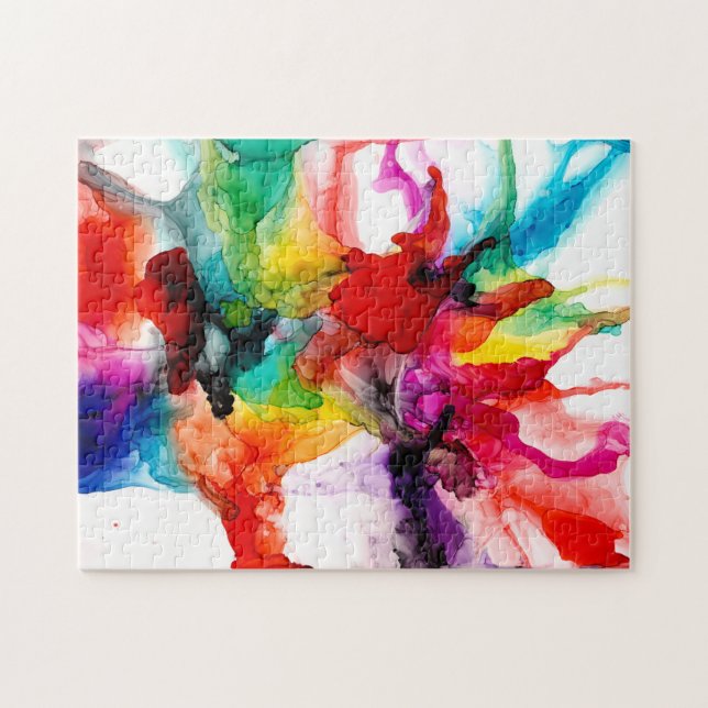 Puzzle Jeweltone Prisma - acuarela (Horizontal)