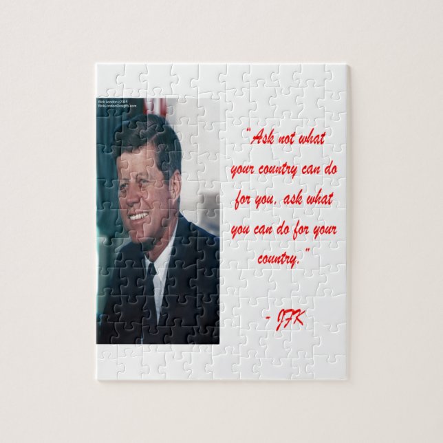 Puzzle JFK y pedir no cotizar (Vertical)