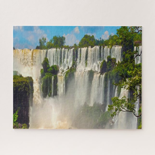 Puzzle Jigsaw de Iguazu cae en Argentina. (Horizontal)