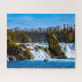 Puzzle Jigsaw de las cascadas del RinS Suiza.