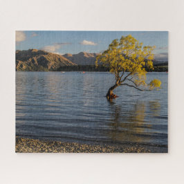 Puzzle Jigsaw de Nueva Zelanda - Árbol del lago Wa