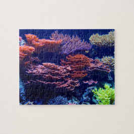 Puzzle Jigsaw, hermosa escena submarina colorida