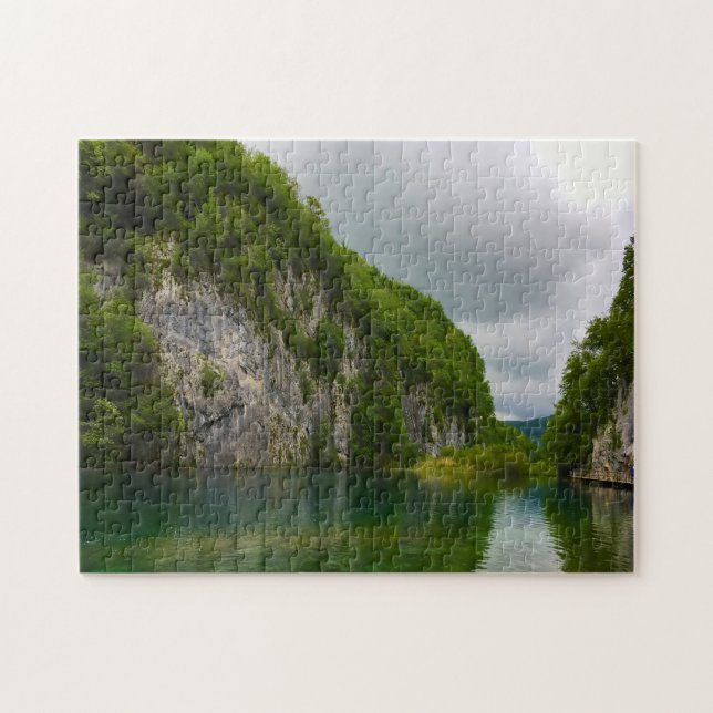 Puzzle Jigsaws Croatia 16 Lake National Park Pltvicka. (Horizontal)