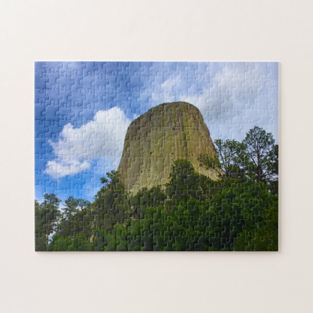Puzzle Jigsaws Devils Tower Wyoming USA. (Horizontal)