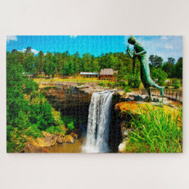 Puzzle Jigsaws Noccaulula Falls Alabama.