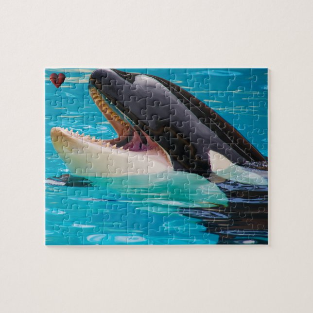 Puzzle Jigsaws Orcas o Ballenas Asesinas (Horizontal)