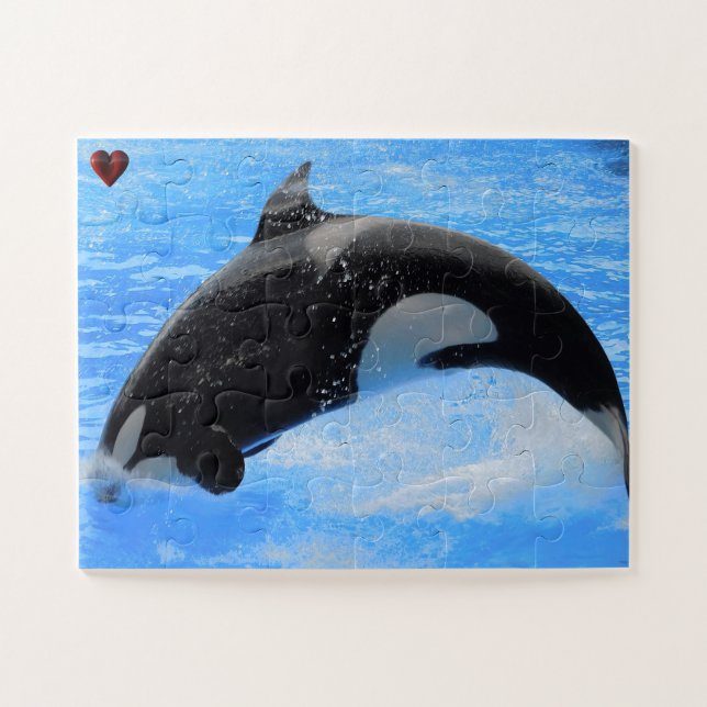 Puzzle Jigsaws Orcas o Ballenas Asesinas (Horizontal)