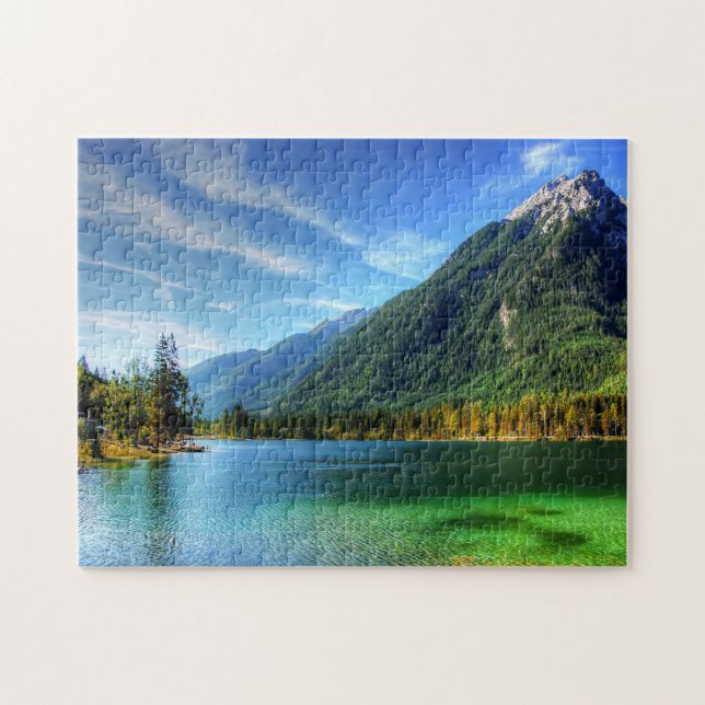 Puzzle Jigsaws Ramsau Hintersee Bavaria. (Horizontal)