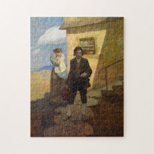 Puzzle Jim Hawkins deja su hogar por Newell Convers Wyeth