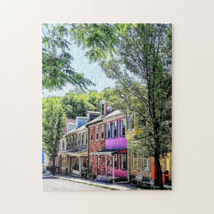 Puzzle Jim Thorpe PA - Calle pintoresca