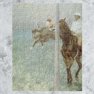 Puzzle Jinetes antes de la carrera por Edgar Degas