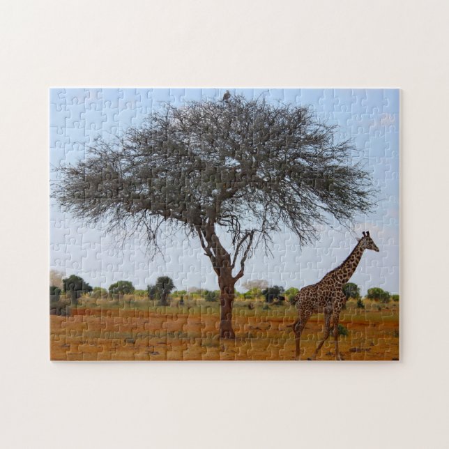 Puzzle Jirafa africana. (Horizontal)