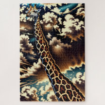 Jirafa Surrealista – Diseño Artístico de Animal