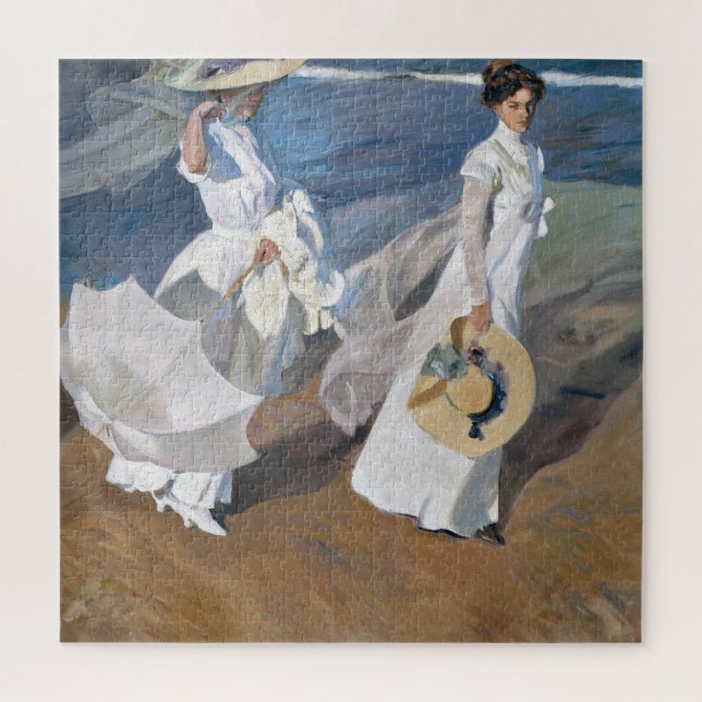 Puzzle Joaquin Sorolla - Mujeres caminando por la playa (Vertical)