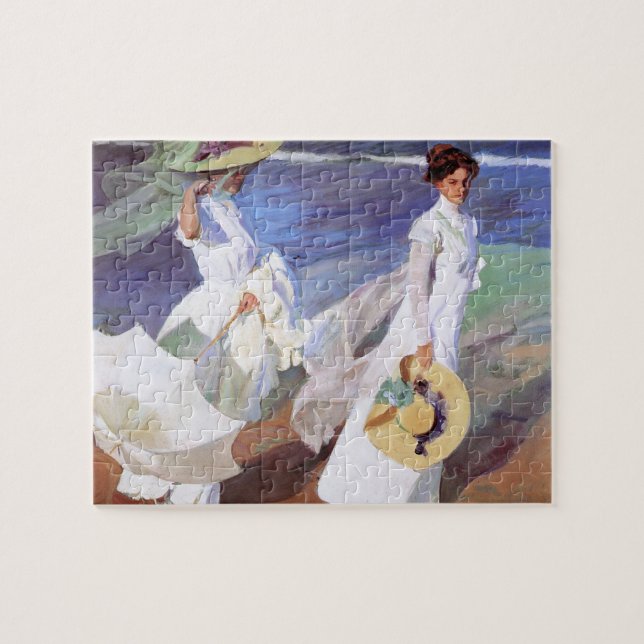 Puzzle Joaquin Sorolla Women Walking Beach (Horizontal)