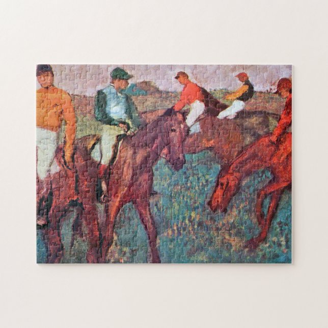 Puzzle Jockey y caballo, Edgar Degas (Horizontal)
