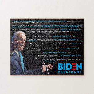 Puzzle Joe Biden cita sobre raza