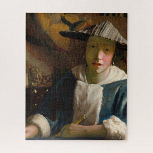 Puzzle Johannes Vermeer - Chica con flauta