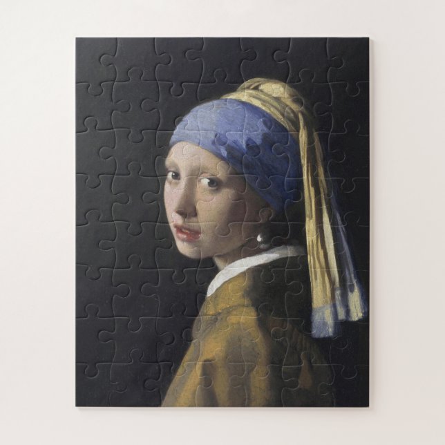 Puzzle Johannes Vermeer - El Chica Con Una Perla (Vertical)