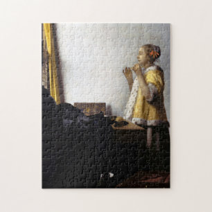 Puzzle Johannes Vermeer - Joven con collar de perla