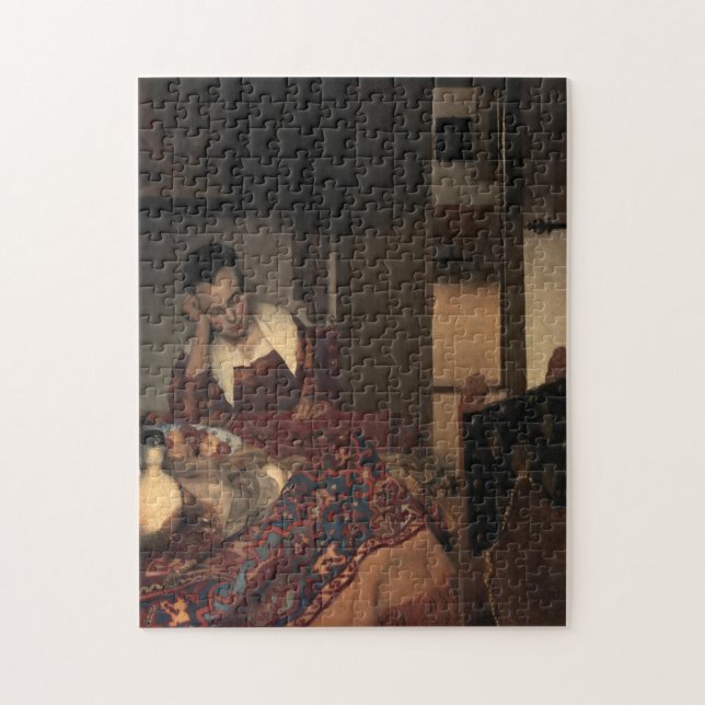 Puzzle Johannes Vermeer, jóvenes durmiendo (Vertical)