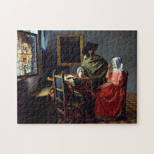 Puzzle Johannes Vermeer - La copa de vino (Horizontal)