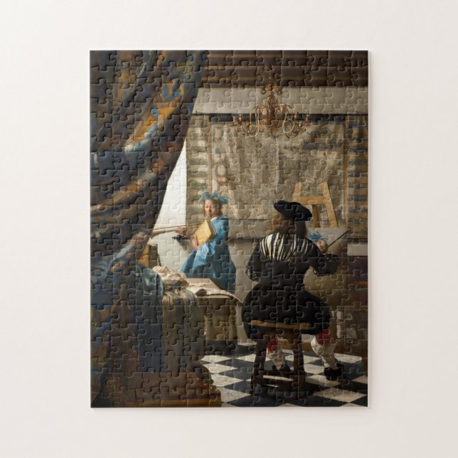 Puzzle Johannes Vermeer - La historia de la pintura (Vertical)