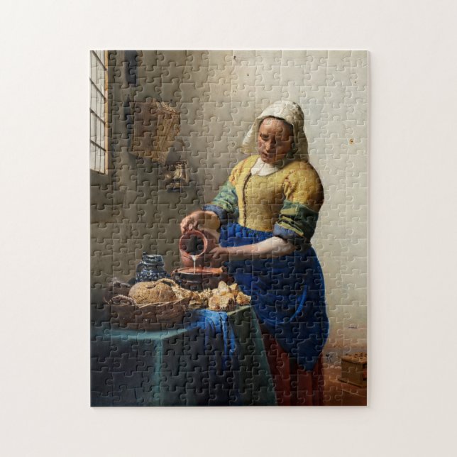 Puzzle Johannes Vermeer - La Milkmaid (Vertical)