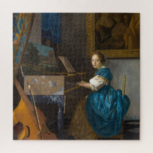 Puzzle Johannes Vermeer - Lady sentada en un Virginal