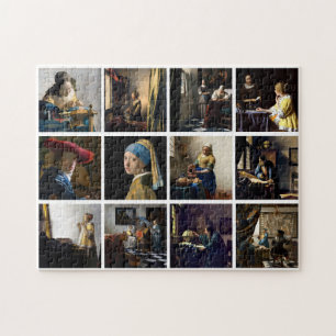 Puzzle Johannes Vermeer - Masterpieces Grid