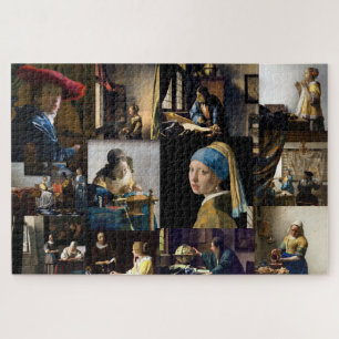 Puzzle Johannes Vermeer - Masterpieces Patchwork