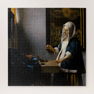 Puzzle Johannes Vermeer - Mujer con equilibrio