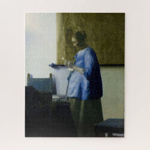 Puzzle Johannes Vermeer - Mujer en azul leyendo una carta