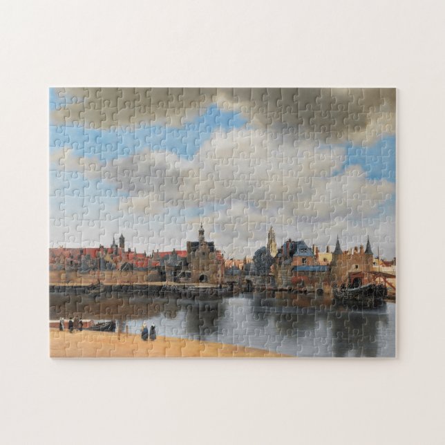 Puzzle Johannes Vermeer, van Deft, View of Delft (Horizontal)