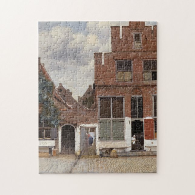 Puzzle Johannes Vermeer, Vista De Las Casas De Delft (Vertical)