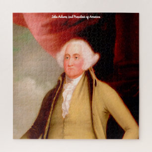 Puzzle John Adams 2do Presidente de América.