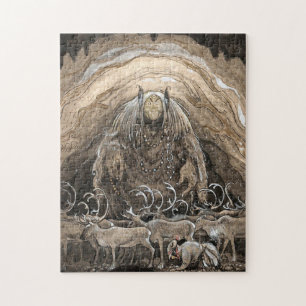 Puzzle John Bauer - Gnomes Y Trolls