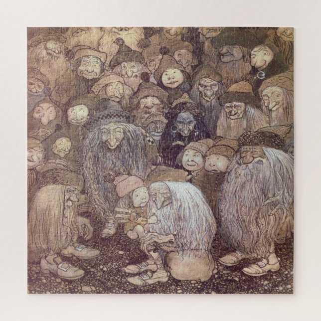 Puzzle John Bauer Troll Art (Vertical)