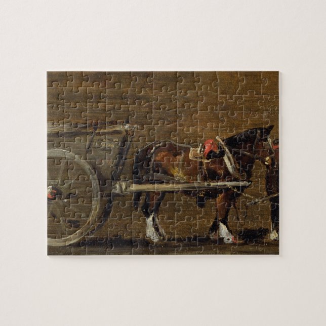 Puzzle John Constable el | un carro de la granja con dos (Horizontal)