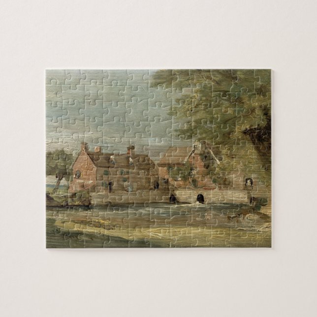 Puzzle John Constable| Flatford Mill (aceite en el panel) (Horizontal)
