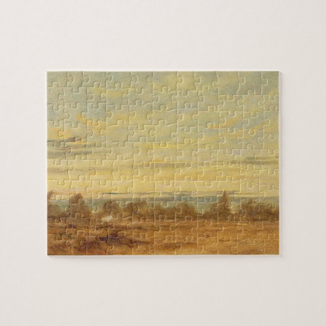 Puzzle John Constable | Verano - Paisaje nocturno (aceite (Horizontal)